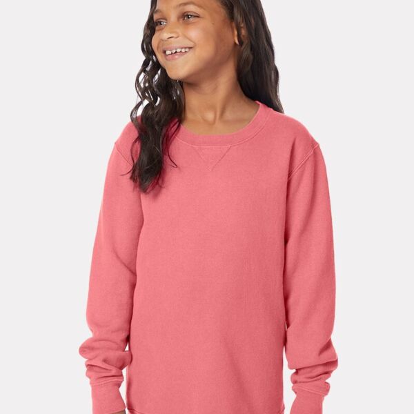 Youth Garment-Dyed Crewneck Sweatshirt Thumbnail