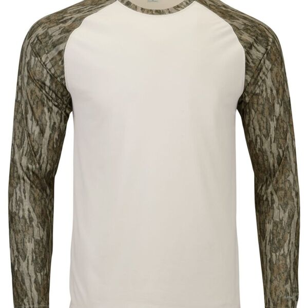 Men's Jackson Mossy Oak Colorblocked Long Sleeve T-Shirt Thumbnail
