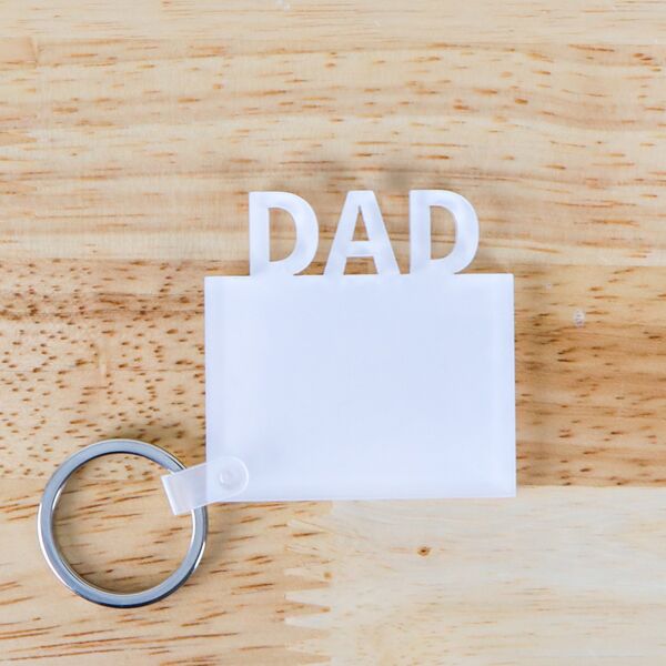 Sublimation Acrylic Dad Keyring Thumbnail