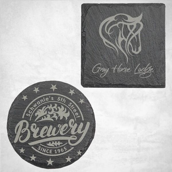 Blank Laserable Slate Coasters Thumbnail