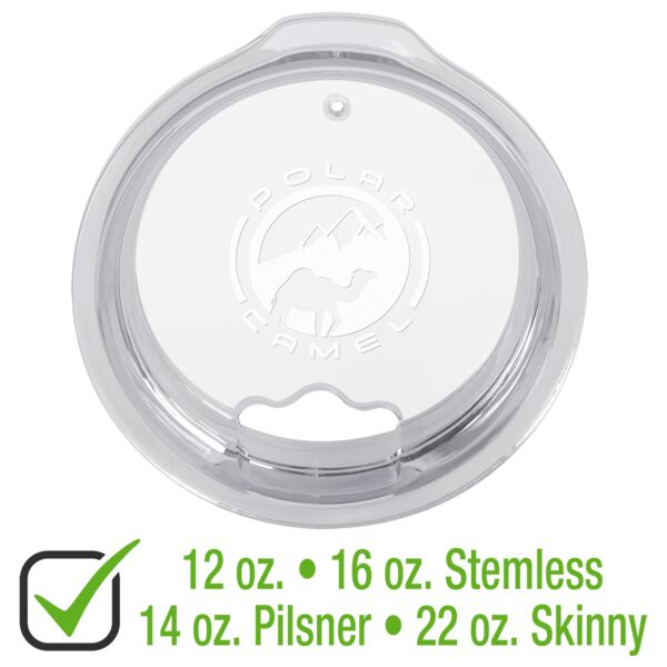 Replacement Lid for Polar Camel 12 & 16 oz. Stemless, 14 oz. Pilsner, or 22 oz. Skinny Thumbnail