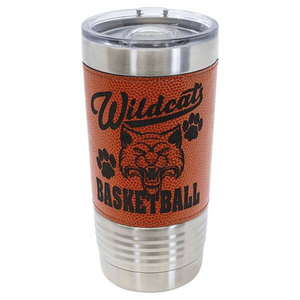 Polar Camel 20 oz. Basketball Tumbler with Slider Lid Thumbnail