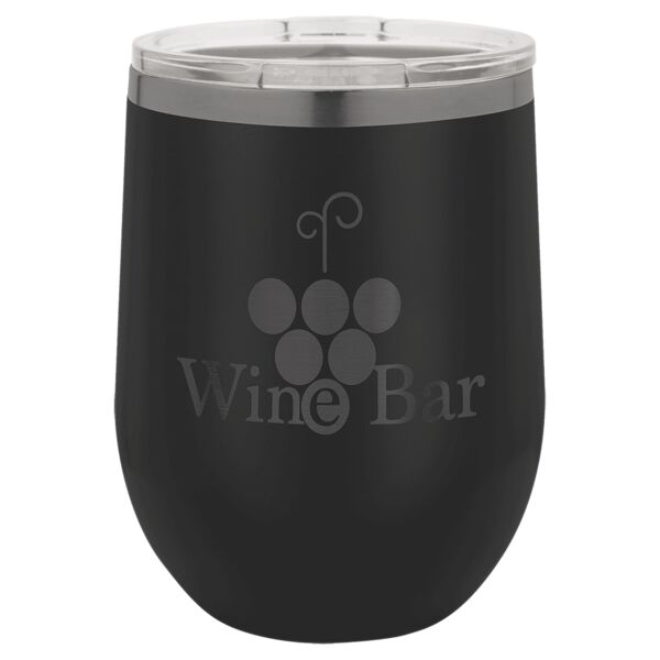 Polar Camel 12 oz. / Stemless Wine Tumbler with Standard Lid Thumbnail