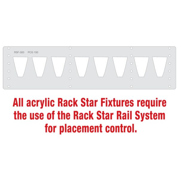 PCG100 Shot Glass Rack Star Fixture- Holds 8 Thumbnail