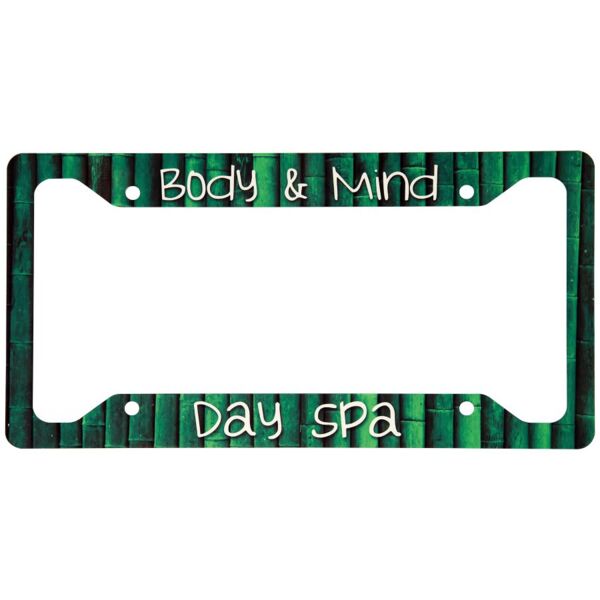 12.25" x 6.5" Gloss Sublimatable Unisub Aluminum License Plate Frame Thumbnail
