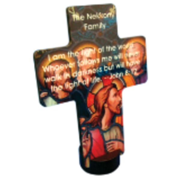 5.25" x 6.875" Unisub Sublimatable Cross Streamline Award Thumbnail