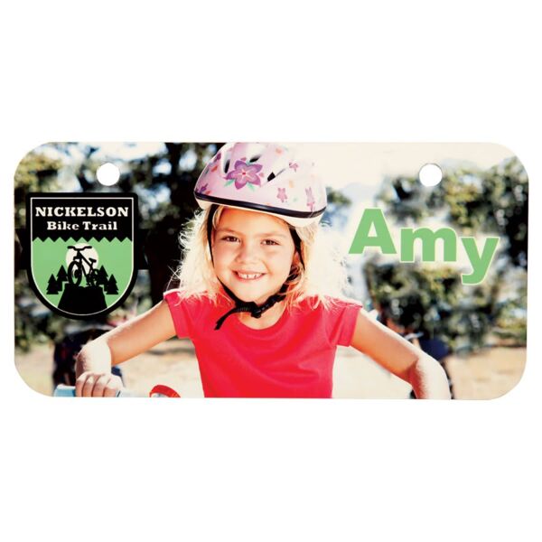 6" x 3" x .025" Sublimatable UVSub Aluminum Bicycle License Plate Thumbnail