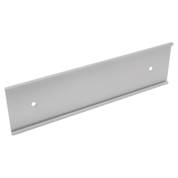3" x 4", Satin , Kota Pro Aluminum Wall Bracket with Mounting Holes, Fits 1/8" Thick Plastic Insert Thumbnail