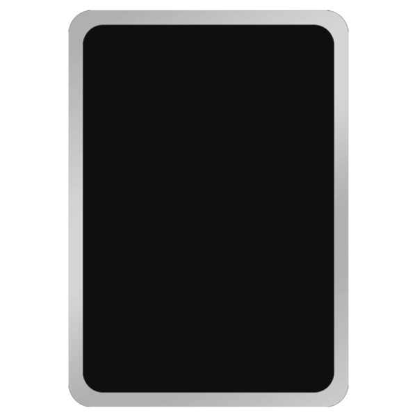 3" x 4 1/4" Laserable Aluminum Plate with Border Thumbnail