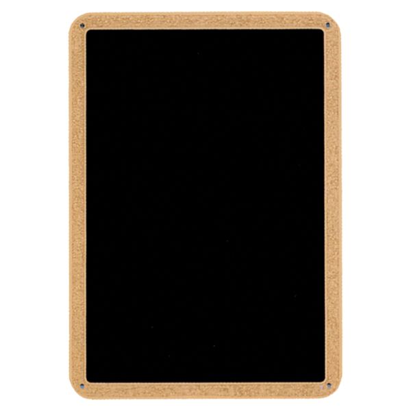 5 1/4" x 7 1/4" Brass Plated Steel Textured Plate with Border Thumbnail