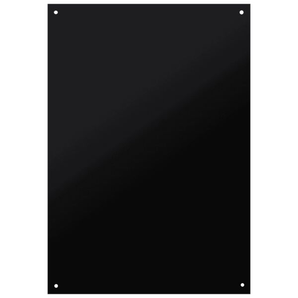 5 1/2" x 7 9/16" Brass Plate with Four Holes Thumbnail