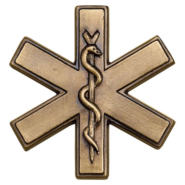 5x5 Antique Star of Life Relief Casting Thumbnail