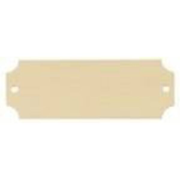 2 1/2" x 7/8" Sublimatable Bright Aluminum Perpetual Plate Thumbnail