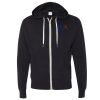 Unisex Heathered French Terry Full-Zip Hooded Sweatshirt Thumbnail