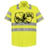 Men's High Visibility Safety Short Sleeve Work Shirt Thumbnail