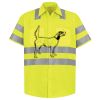 Men's High Visibility Safety Short Sleeve Work Shirt Thumbnail