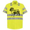Men's High Visibility Safety Short Sleeve Work Shirt Thumbnail