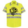 Men's High Visibility Safety Short Sleeve Work Shirt Thumbnail