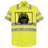 Men's High Visibility Safety Short Sleeve Work Shirt Thumbnail