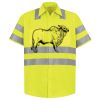 Men's High Visibility Safety Short Sleeve Work Shirt Thumbnail