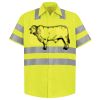 Men's High Visibility Safety Short Sleeve Work Shirt Thumbnail