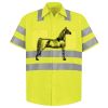 Men's High Visibility Safety Short Sleeve Work Shirt Thumbnail