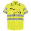 Men's High Visibility Safety Short Sleeve Work Shirt Thumbnail