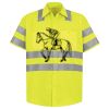 Men's High Visibility Safety Short Sleeve Work Shirt Thumbnail