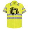 Men's High Visibility Safety Short Sleeve Work Shirt Thumbnail