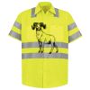 Men's High Visibility Safety Short Sleeve Work Shirt Thumbnail