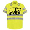 Men's High Visibility Safety Short Sleeve Work Shirt Thumbnail