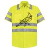 Men's High Visibility Safety Short Sleeve Work Shirt Thumbnail