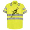 Men's High Visibility Safety Short Sleeve Work Shirt Thumbnail