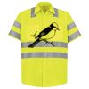 Men's High Visibility Safety Short Sleeve Work Shirt Thumbnail
