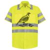 Men's High Visibility Safety Short Sleeve Work Shirt Thumbnail