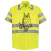 Men's High Visibility Safety Short Sleeve Work Shirt Thumbnail