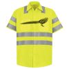 Men's High Visibility Safety Short Sleeve Work Shirt Thumbnail