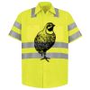 Men's High Visibility Safety Short Sleeve Work Shirt Thumbnail