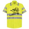 Men's High Visibility Safety Short Sleeve Work Shirt Thumbnail
