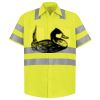 Men's High Visibility Safety Short Sleeve Work Shirt Thumbnail