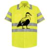Men's High Visibility Safety Short Sleeve Work Shirt Thumbnail