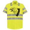 Men's High Visibility Safety Short Sleeve Work Shirt Thumbnail