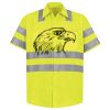 Men's High Visibility Safety Short Sleeve Work Shirt Thumbnail