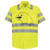 Men's High Visibility Safety Short Sleeve Work Shirt Thumbnail