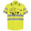 Men's High Visibility Safety Short Sleeve Work Shirt Thumbnail