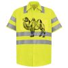 Men's High Visibility Safety Short Sleeve Work Shirt Thumbnail