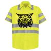 Men's High Visibility Safety Short Sleeve Work Shirt Thumbnail
