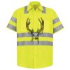 Men's High Visibility Safety Short Sleeve Work Shirt Thumbnail