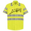 Men's High Visibility Safety Short Sleeve Work Shirt Thumbnail