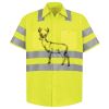 Men's High Visibility Safety Short Sleeve Work Shirt Thumbnail